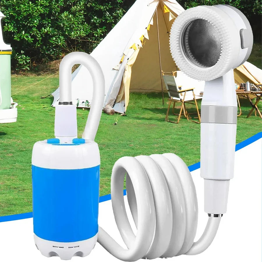 Portabel Vattenpump: Kit med Slang & Munstycken